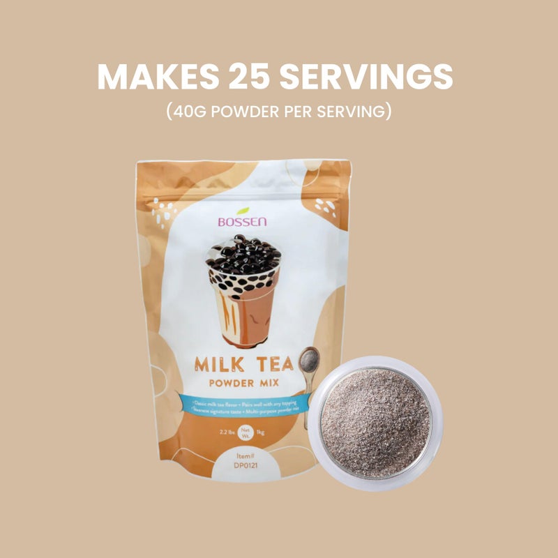 Bossen Bubble Tea Powder Mix - 2.2 Pound (Milk Tea) - Image 1